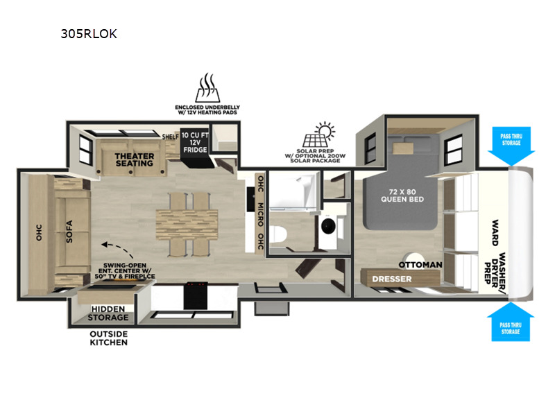 2027 Forest River Rv Wildwood Heritage Glen 305RLOK in great falls MT