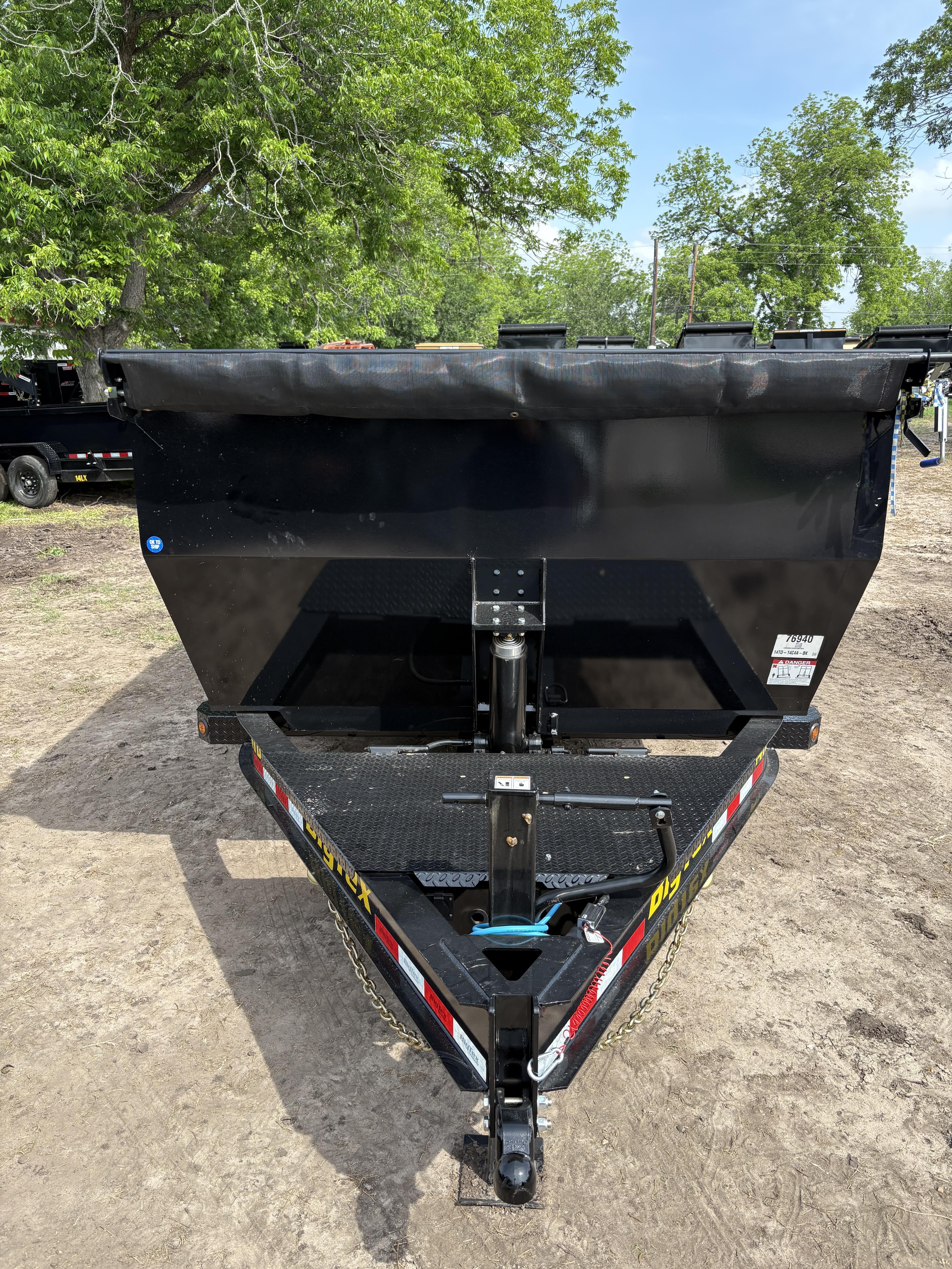 2026 Big Tex Trailers 14TD - Heavy Duty Telescopic Dump (83 x 14C4A-BK) in Shiner, TX
