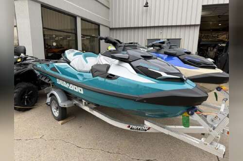 2026 Sea-Doo GTX Limited 325 Teal Metallic in red wing MN