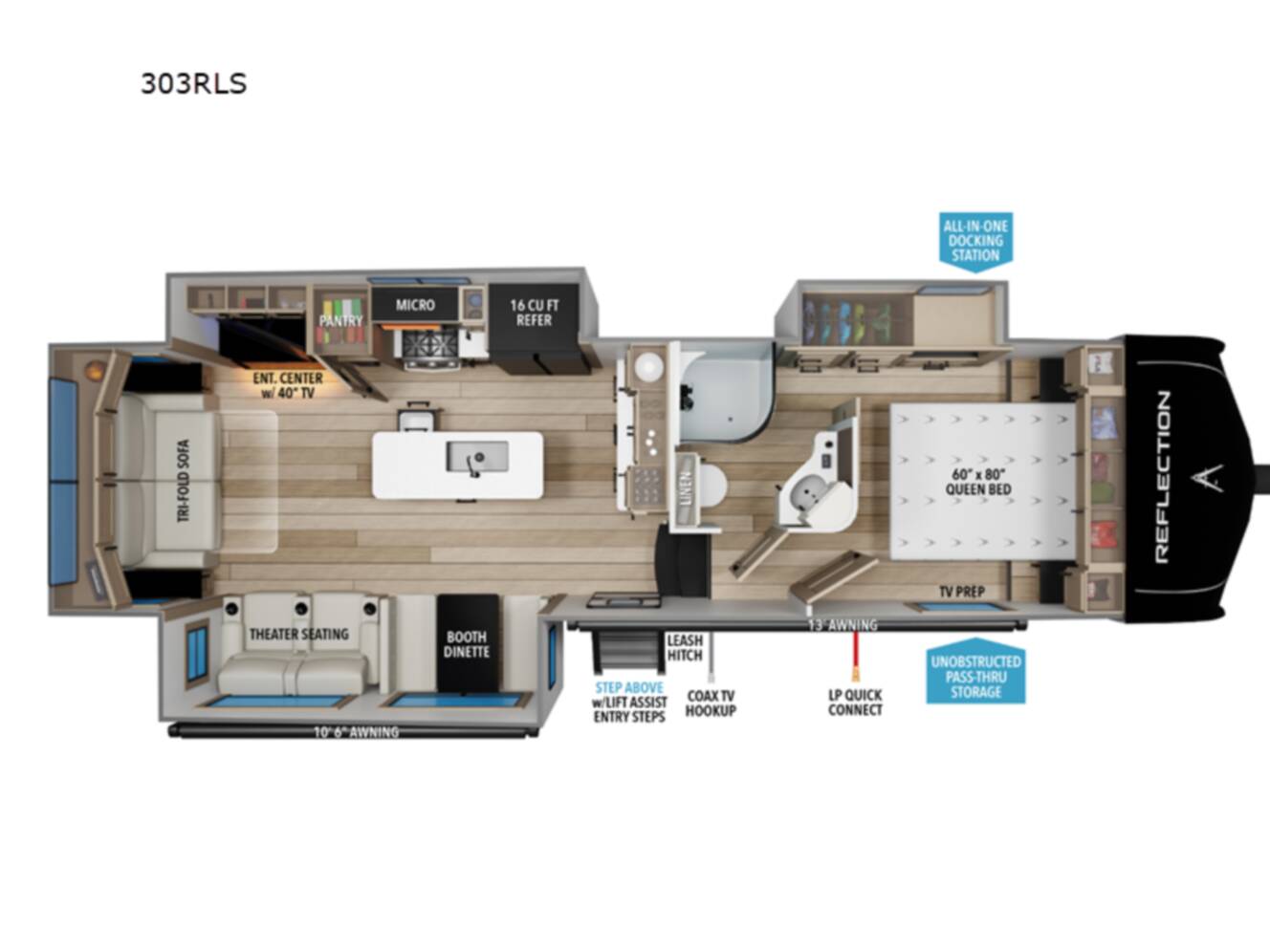A photo of this 2027 Grand Design Reflection 303RLS