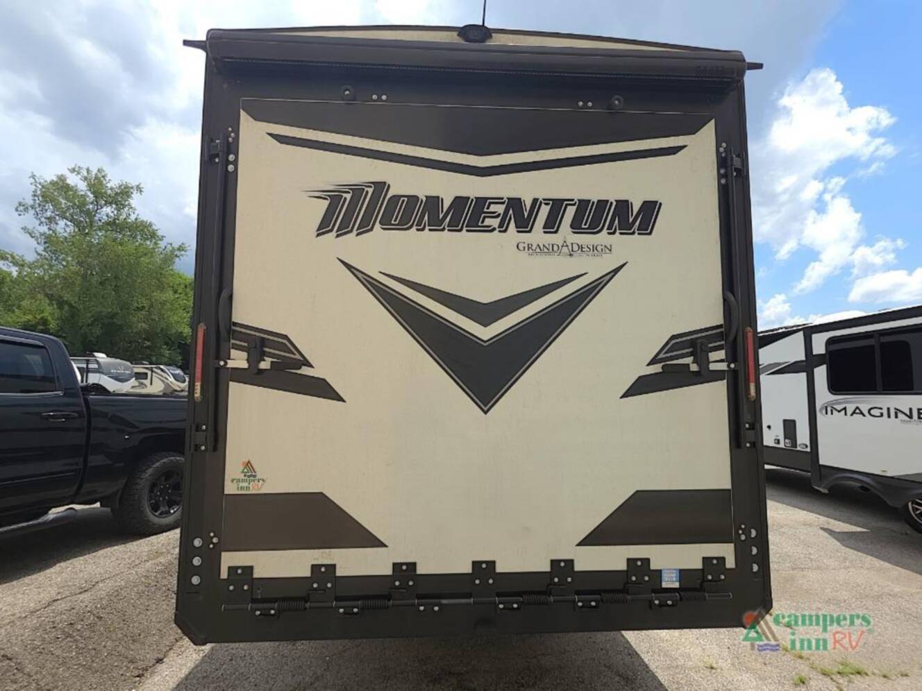 A photo of this 2023 Grand Design Momentum 31G