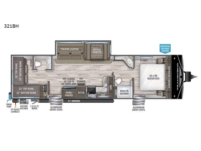 2022 Grand Design Transcend Xplor 321BH in amsterdam NY