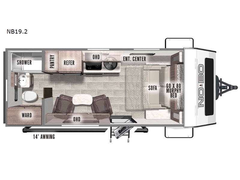 2021 Forest River Rv No Boundaries NB19.2 in belgrade MT