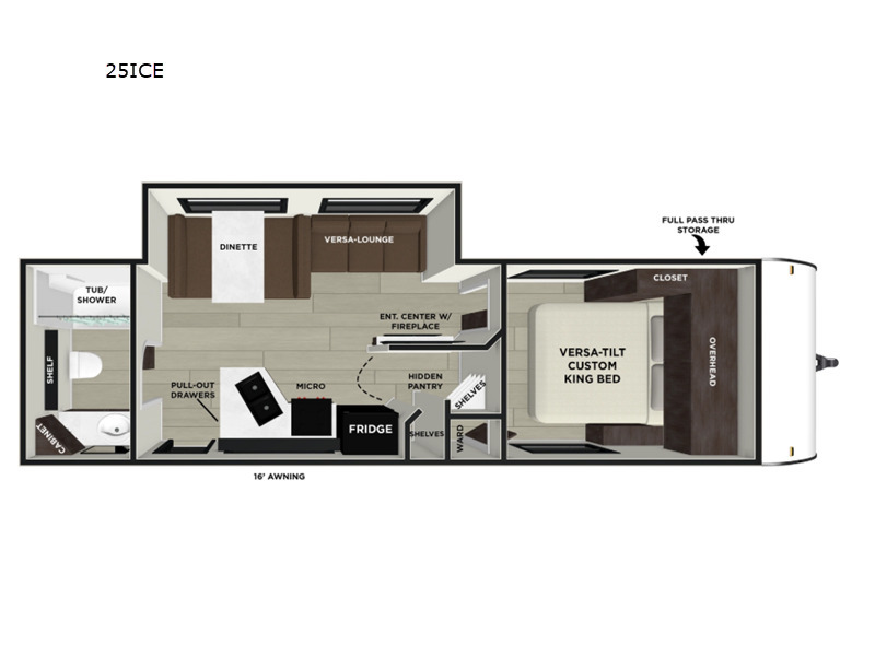 A photo of this 2026 Forest River Rv Wildwood X-Lite 25ICE