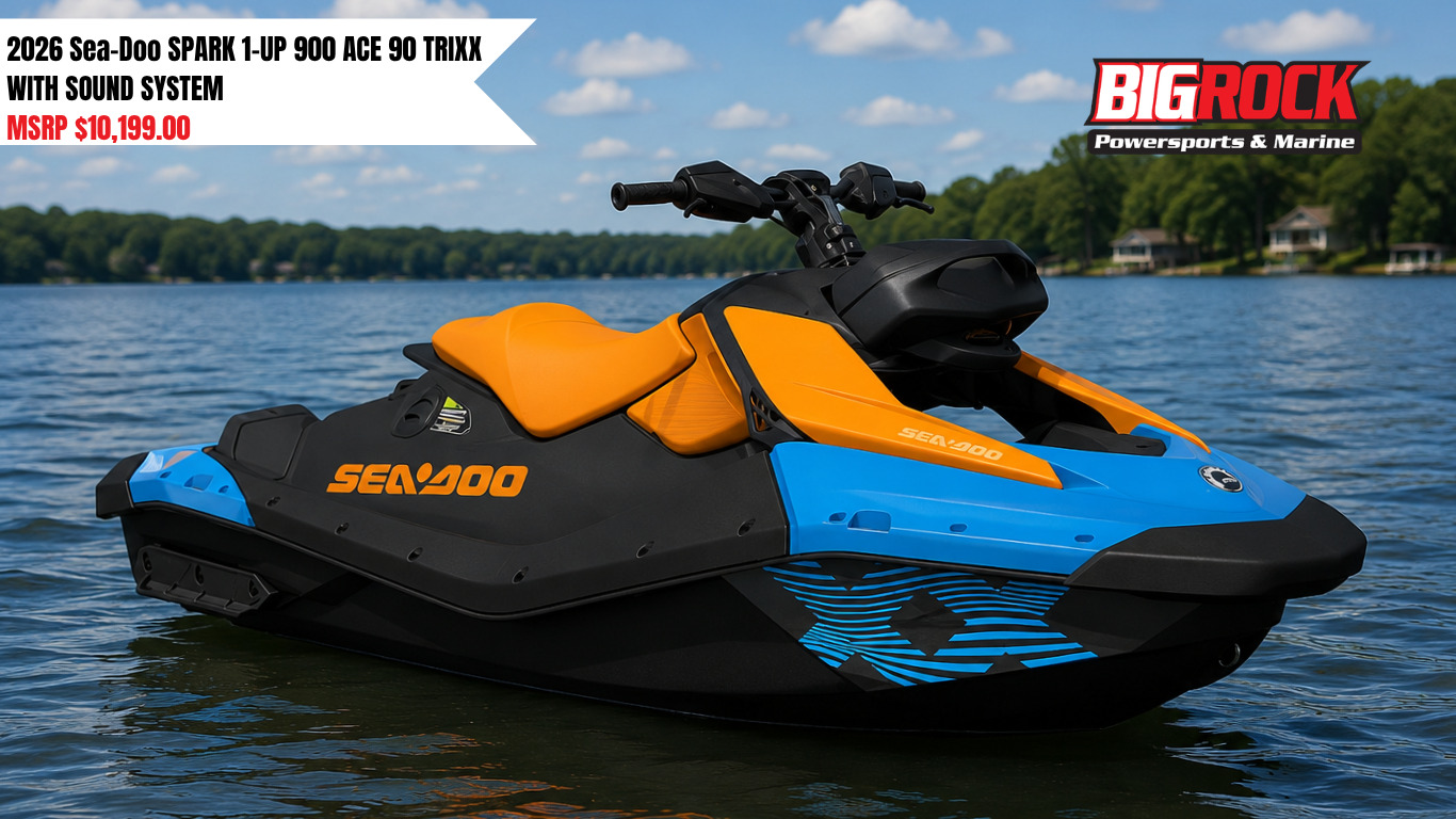 2026 Sea-Doo SPARK 1-UP 900 ACE 90 TRIXX WITH SOUND SYSTEM TRIXX in Rocky Mount, NC