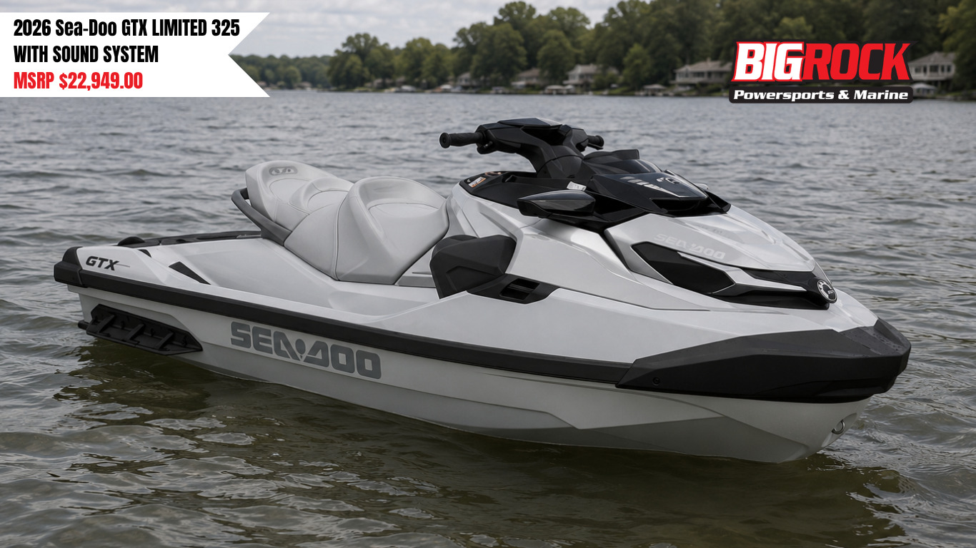 2026 Sea-Doo GTX LIMITED 325 WITH SOUND SYSTEM LIMITED 325 in Rocky Mount, NC