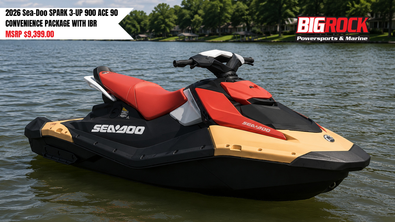 2026 Sea-Doo SPARK 3-UP 900 ACE 90 CONVENIENCE PACKAGE WITH IBR 3 UP in Rocky Mount, NC