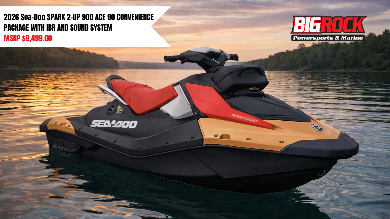 2026 Sea-Doo SPARK 2-UP 900 ACE 90 CONVENIENCE PACKAGE WITH IBR AND 2 UP in Rocky Mount, NC