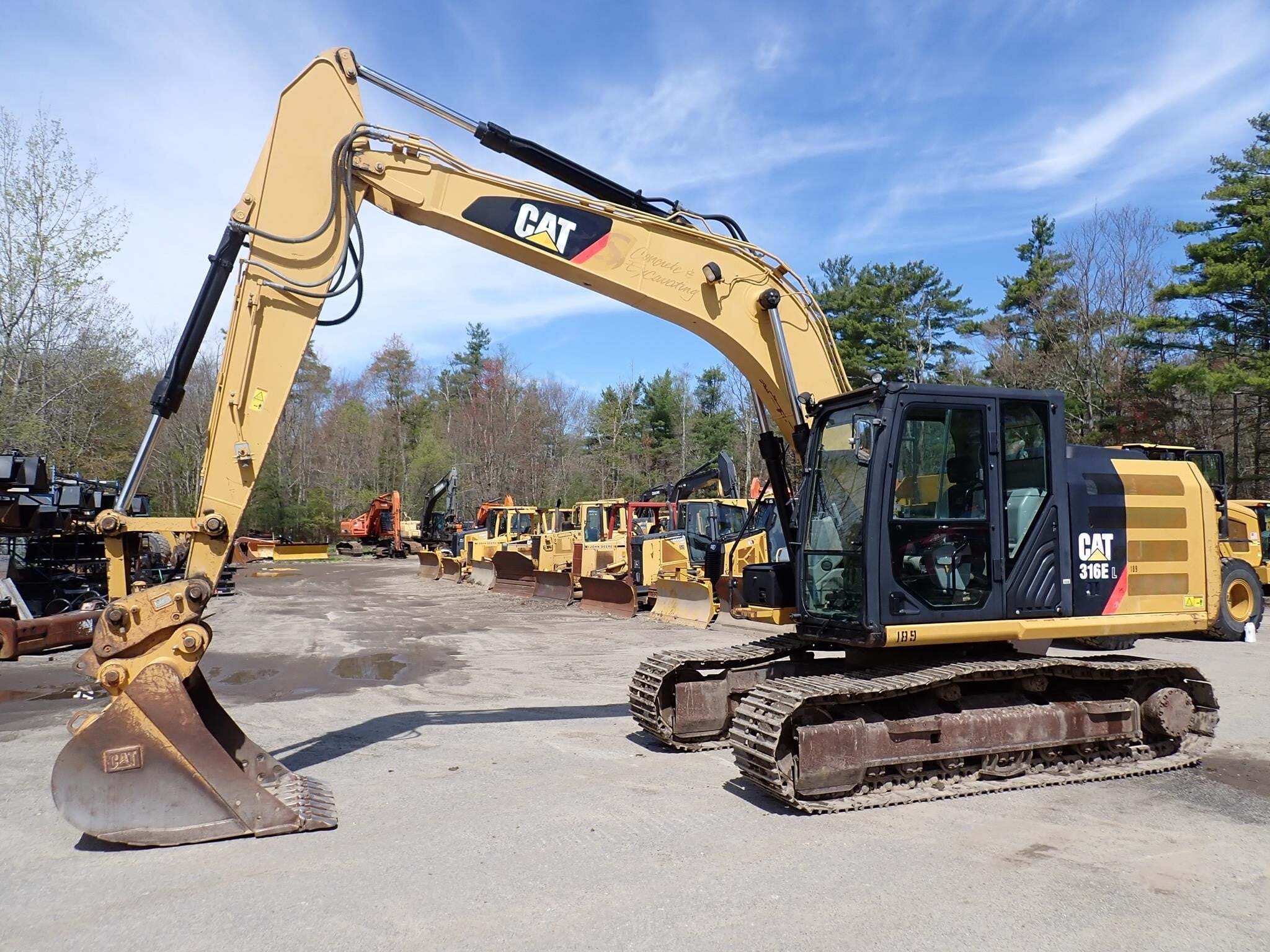 2013 CATERPILLAR 316EL in Phillipston, MA