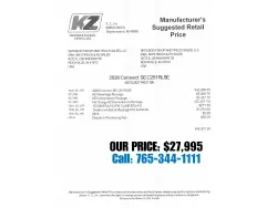 2026 KZ RV Connect SE C251RLSE