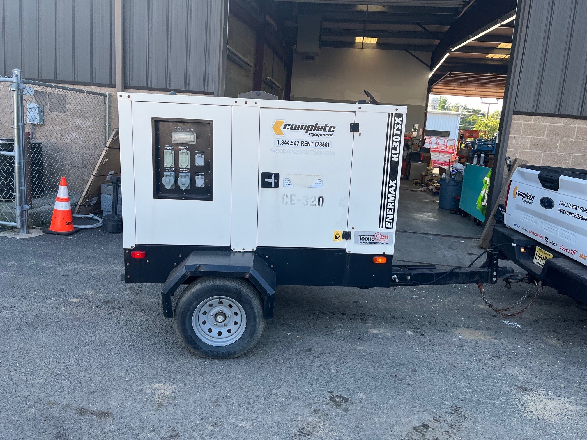 2019 TecnoGen G30 - Tow Behind Generator 20 KW in Lakewood, NJ
