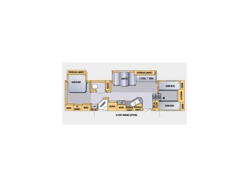 2008 JAYCO EAGLE 355 FBHS