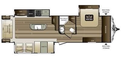 2017 Keystone COUGAR X-LITE 30RLI in dobson NC
