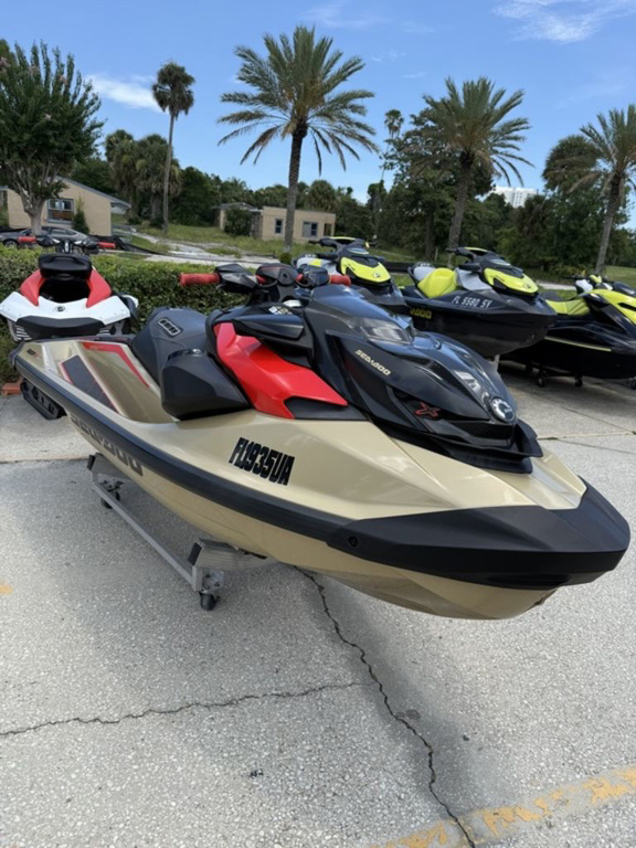 2025 Sea-Doo RXP-X 325 Ibr Metallic Tan / Lava Red Premium X 325 in Daytona Beach, FL