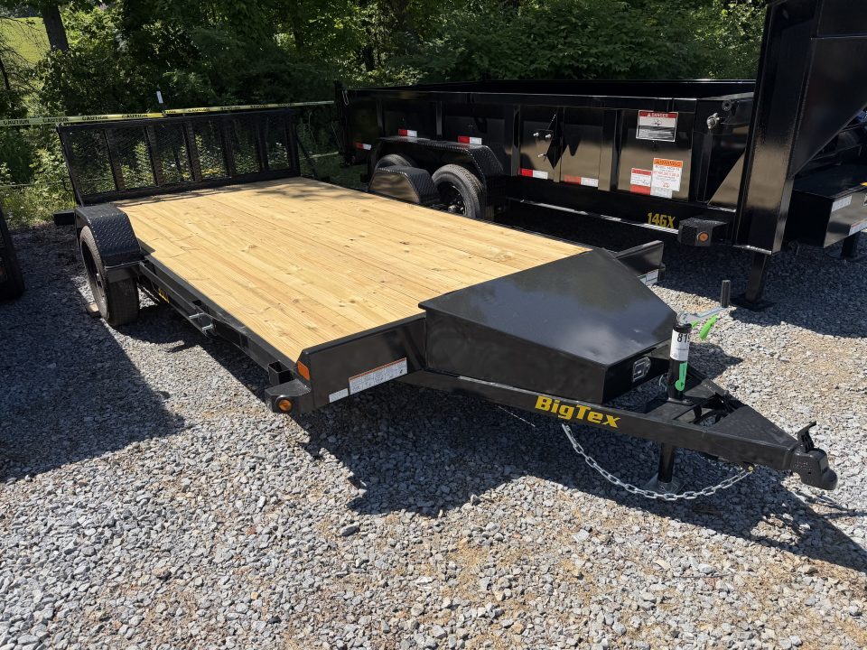 2027 Big Tex Trailers 35UT 2995# SA UT (7 x 14) BLACK BI-FOLD RAMPGATE in Unicoi, TN
