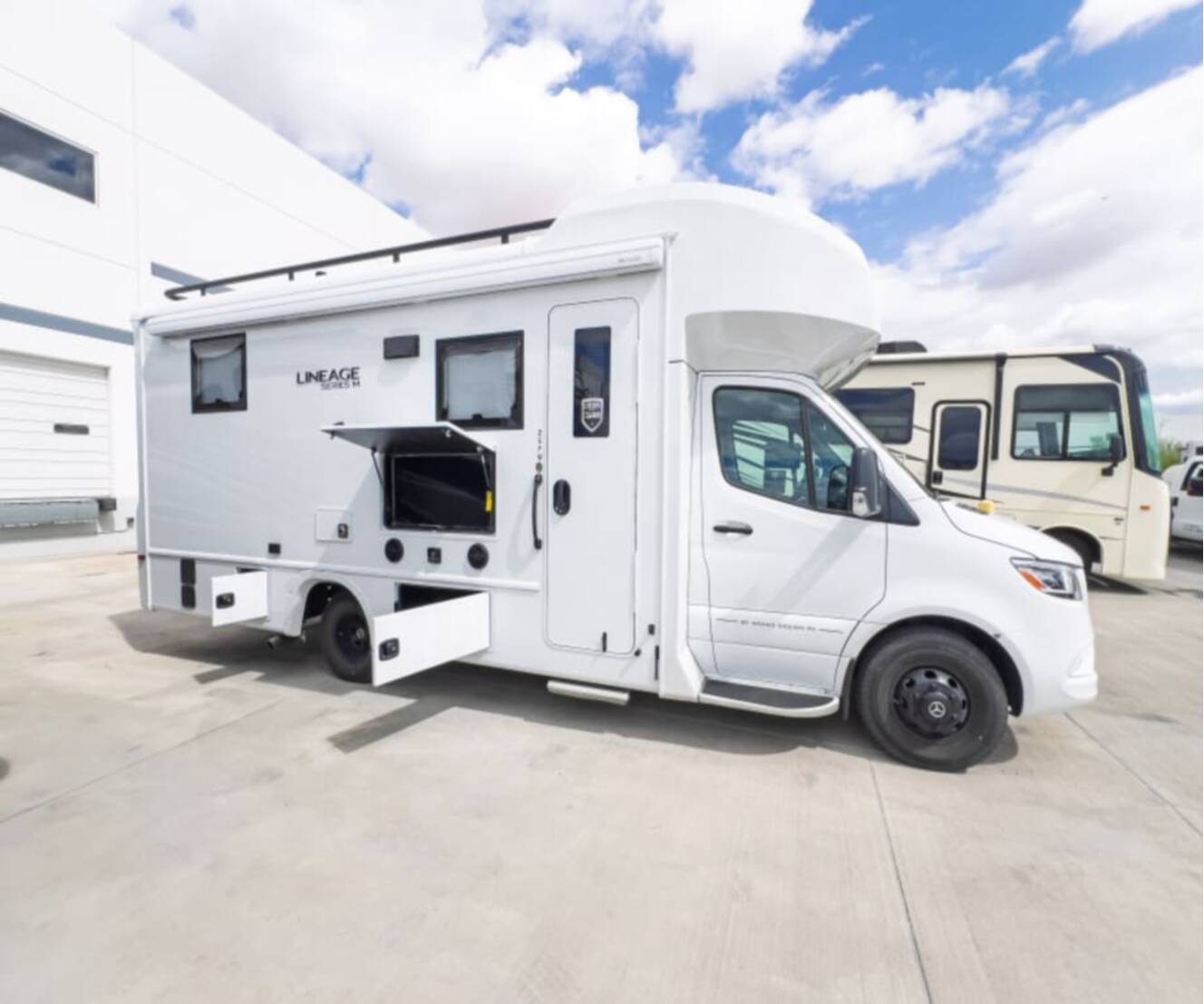 A photo of this 2026 Grand Design LINEAGE SERIES M 25FW-FBP