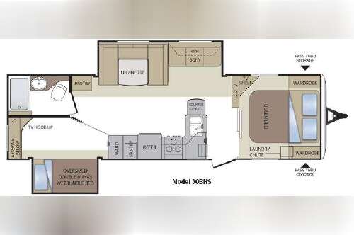 2011 Keystone Rv Cougar X-Lite 30BHS in grand rapids MN