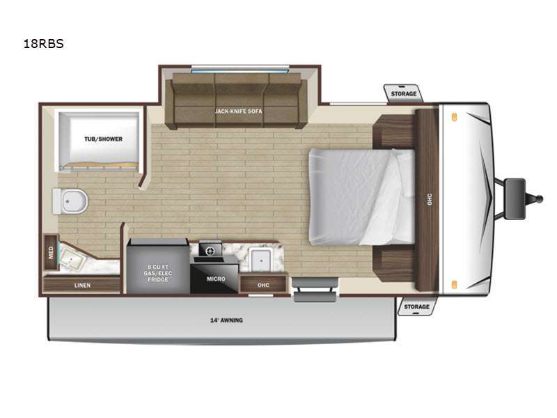 2022 Highland Ridge Rv Range Lite Air 18RBS in victoria TX