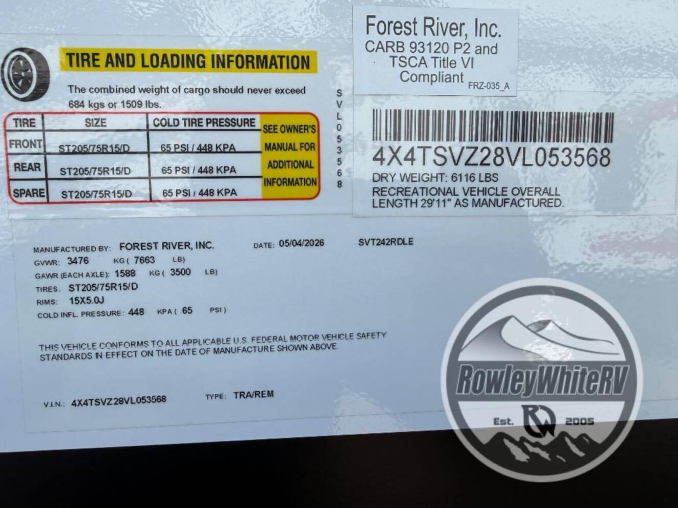 A photo of this 2027 Forest River Rv Surveyor Legend 242RDLE