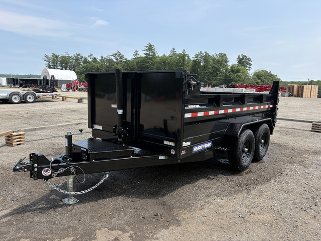2026 SURE-TRAC 7X12 Powder Coated 12K Telescopic Dump Trailer W/T in Turner, ME