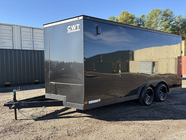 2026 COVERED WAGON 8.5X16 Enclosed Cargo W/Extra Height, Blackout Pa in Turner, ME