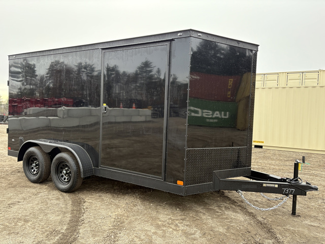 2026 COVERED WAGON 7X14 10K Enclosed Cargo W/Blackout Package & Polyc in Turner, ME
