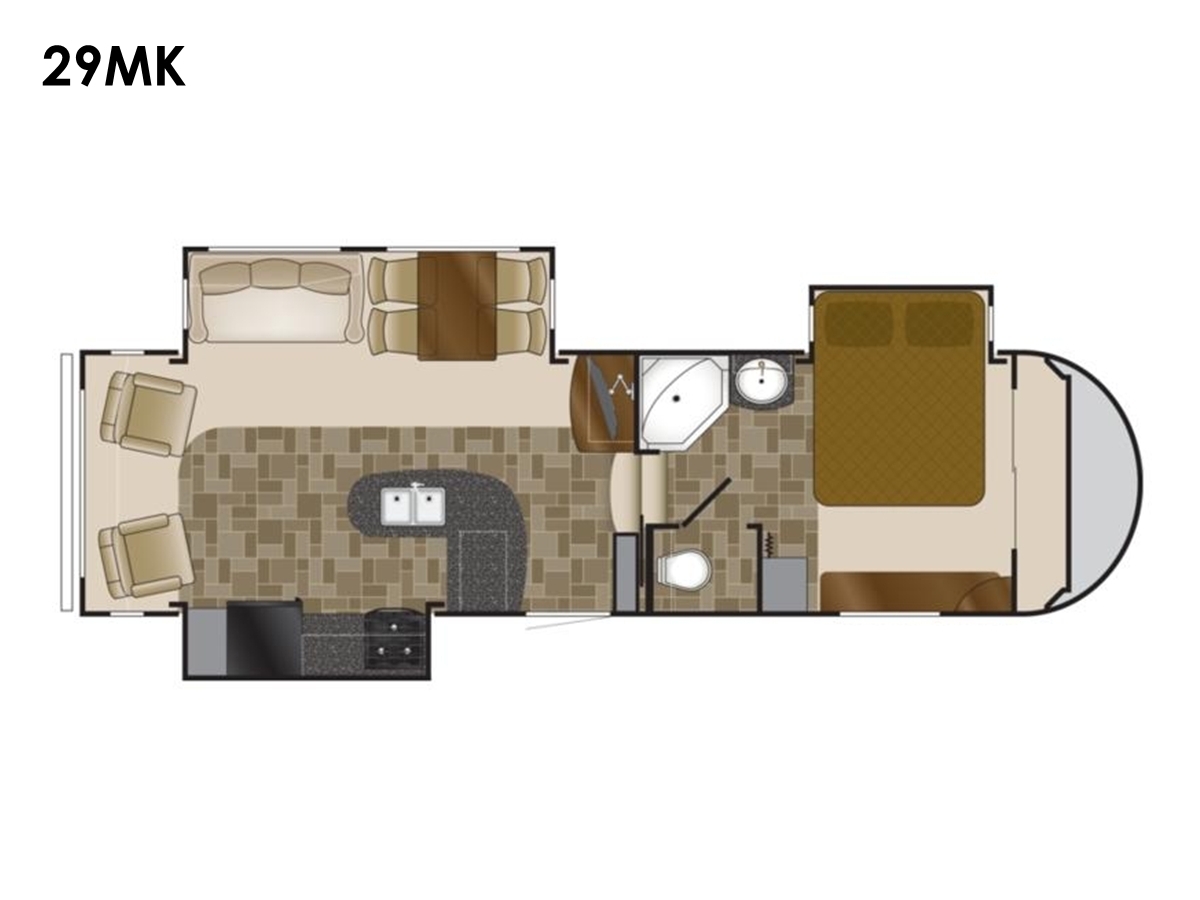 A photo of this 2012 Heartland Greystone 29MK