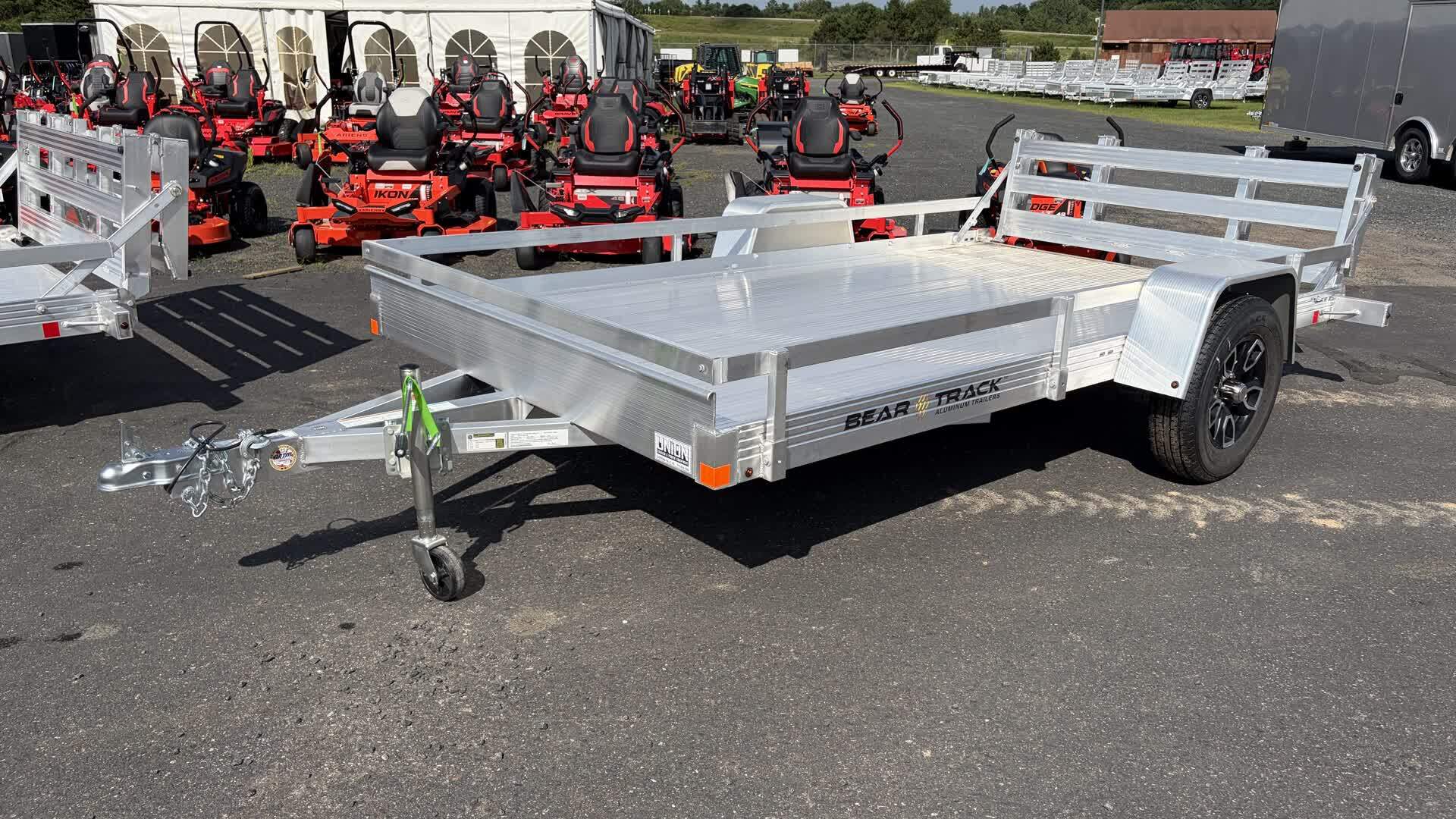 2026 Bear Track BTU 76" x 144" 3k Single Axle All Aluminum Utility Trai in Chippewa Falls, WI