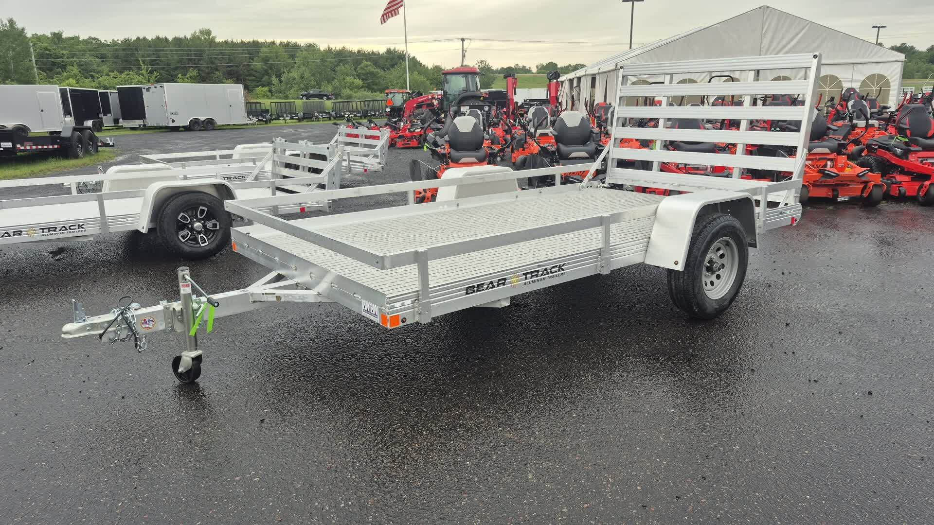 2026 Bear Track BTU 76" x 144" 3k Single Axle Aluminum Utility Trailer in Chippewa Falls, WI