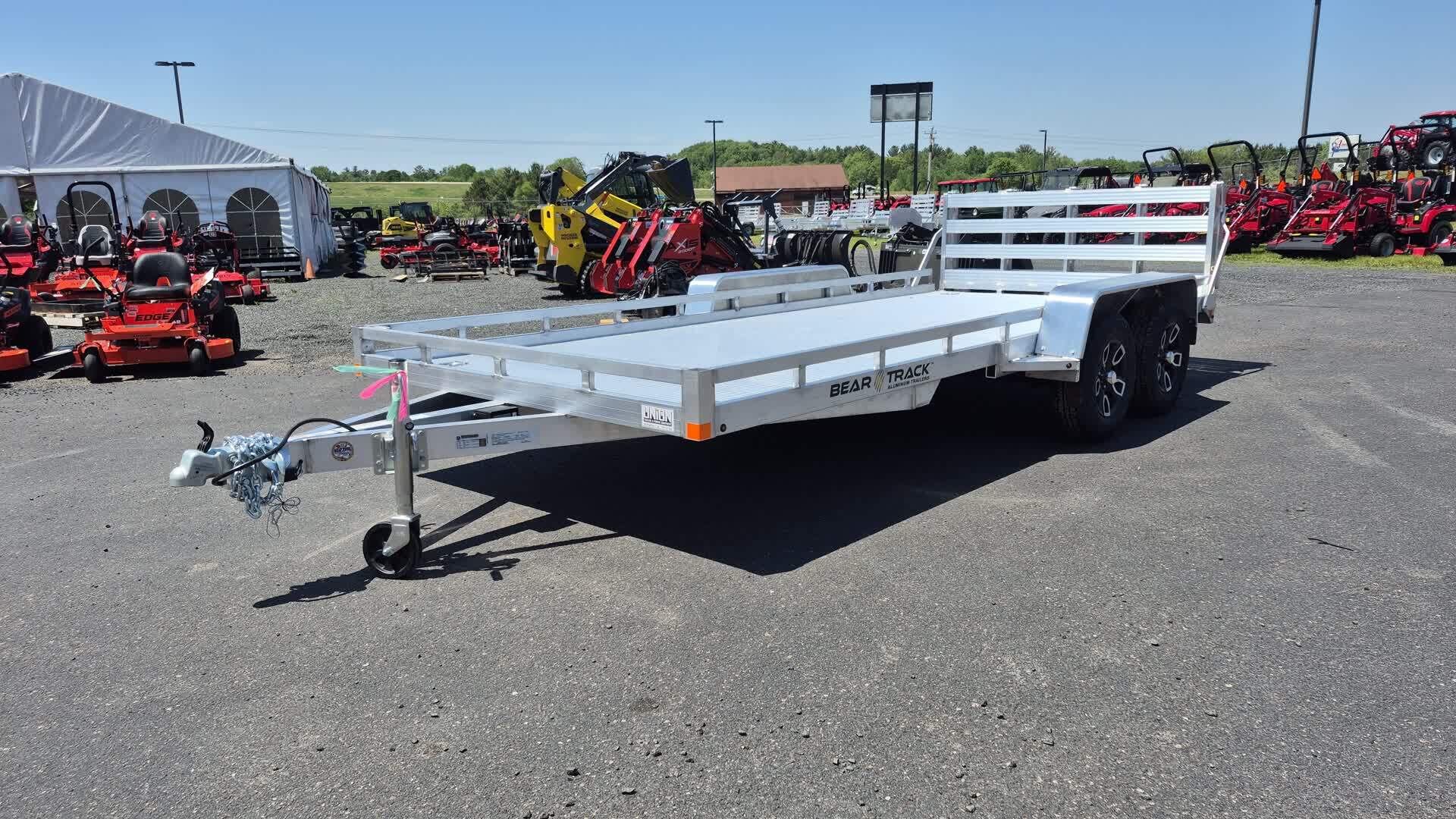 2026 Bear Track BTT 81" x 194" 7k Tandem Axle Aluminum Utility Trailer in Chippewa Falls, WI