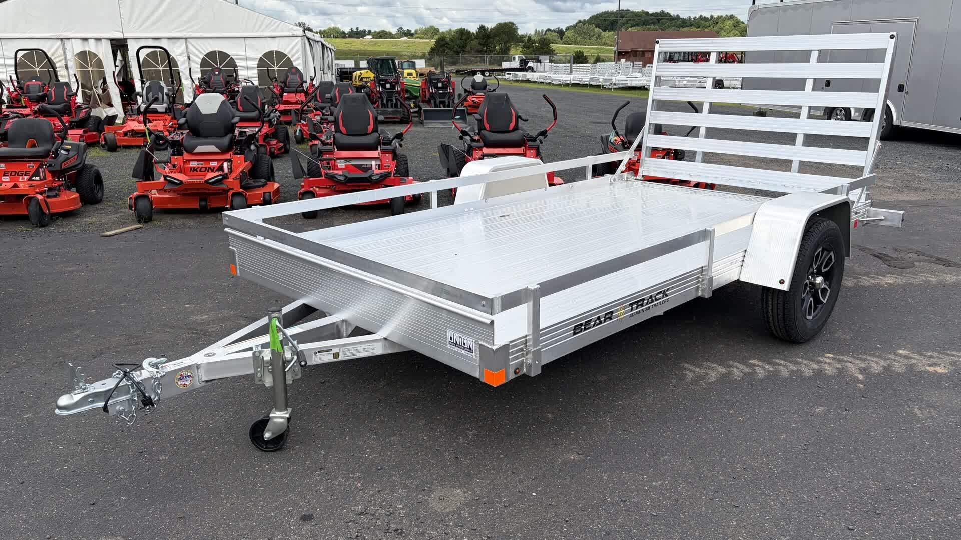 2026 Bear Track BTU 76" x 144" 3k Single Axle All Aluminum Utility Trai in Chippewa Falls, WI
