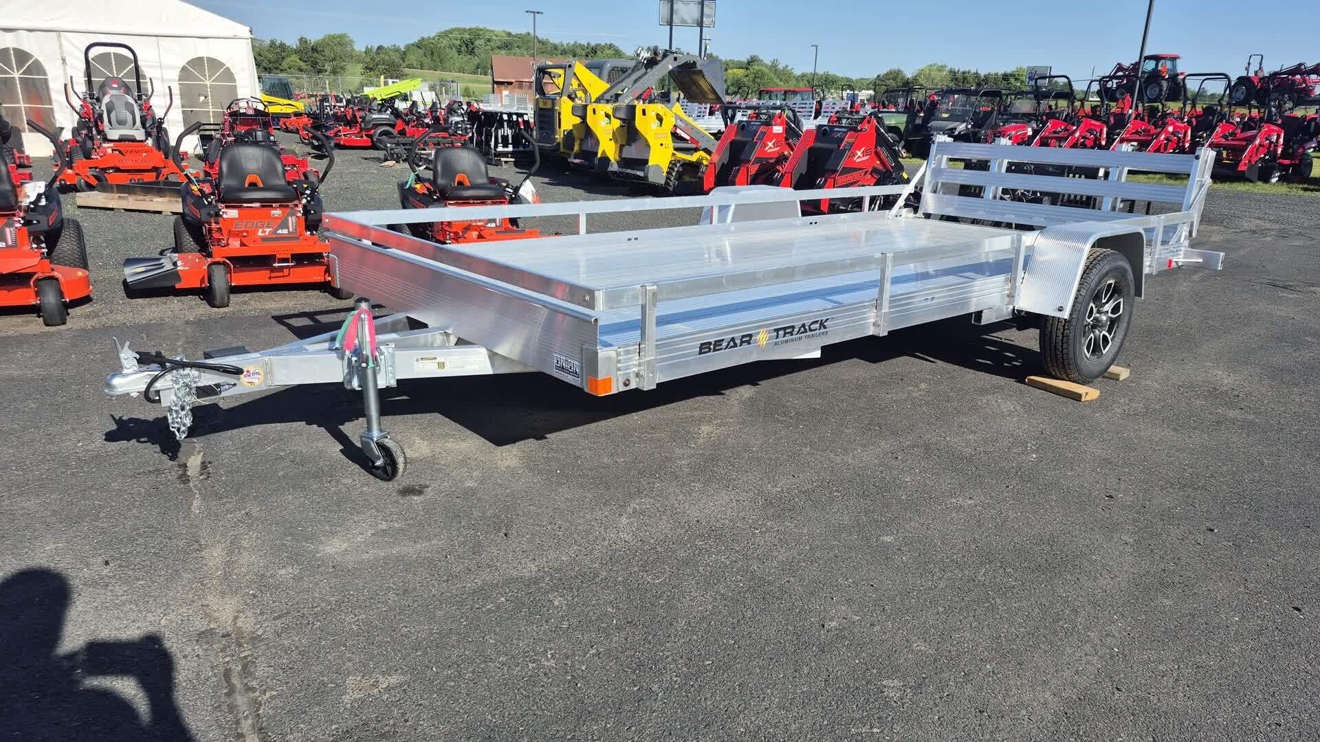 2026 Bear Track BTU 80" x 180" 3k Single Axle All Aluminum Utility Trai in Chippewa Falls, WI