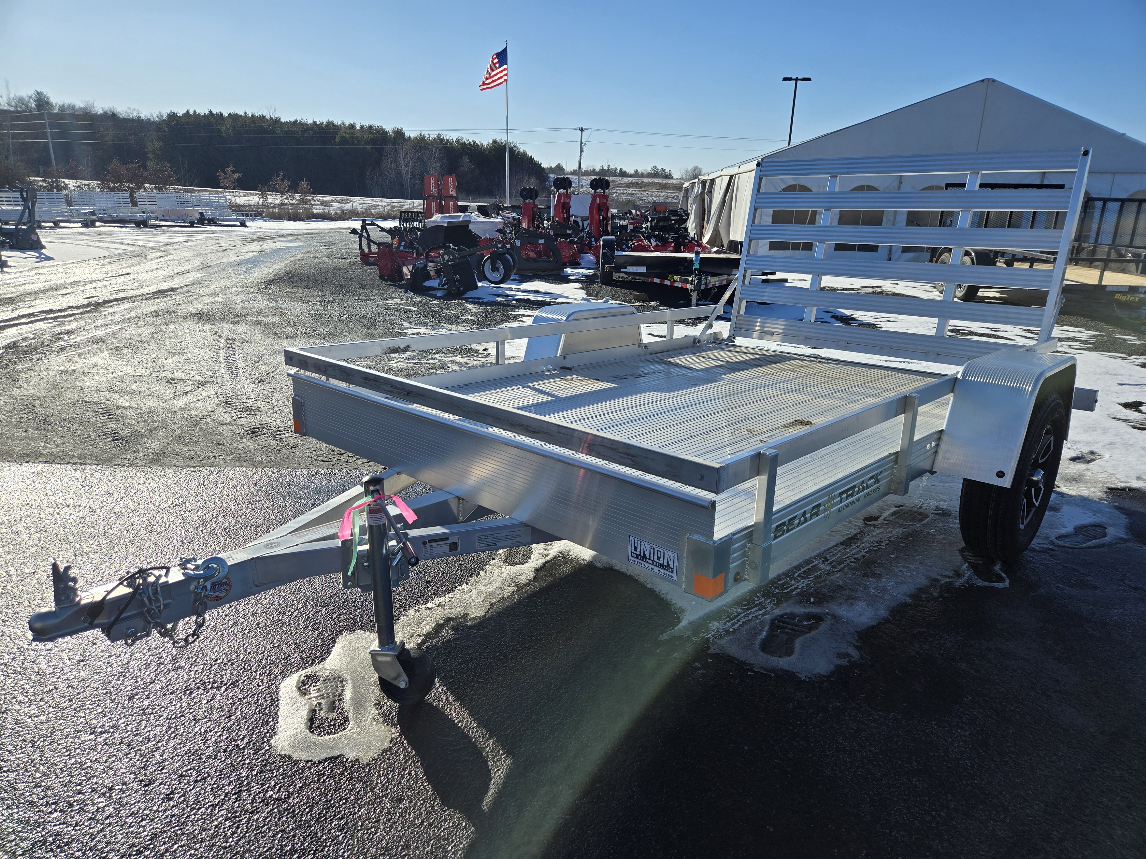 2026 Bear Track BTU 76" x 120" 3k Single Axle All Aluminum Utility Trai in Chippewa Falls, WI