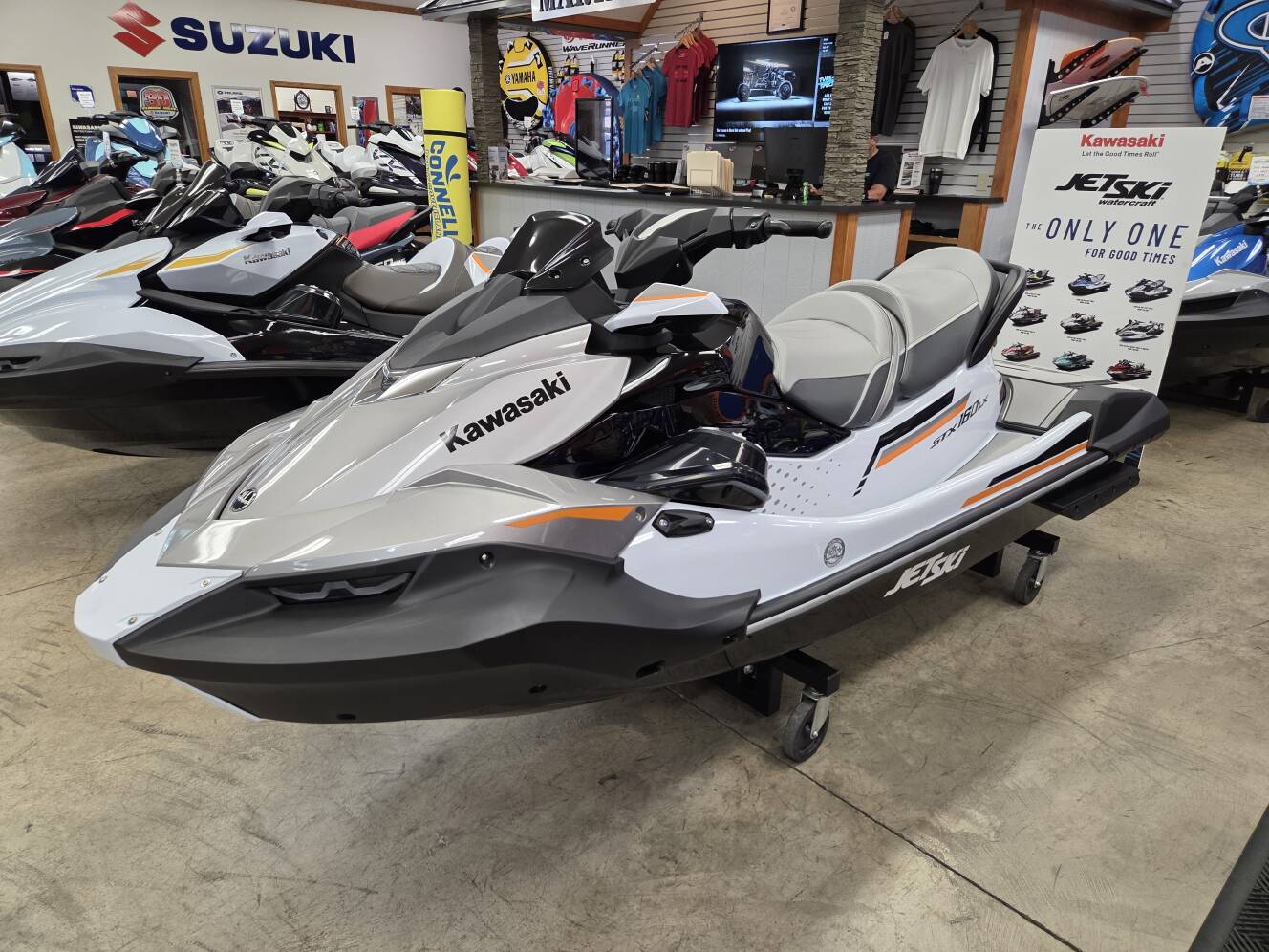 A photo of this 2026 Kawasaki Jet Ski® STX® 160LX