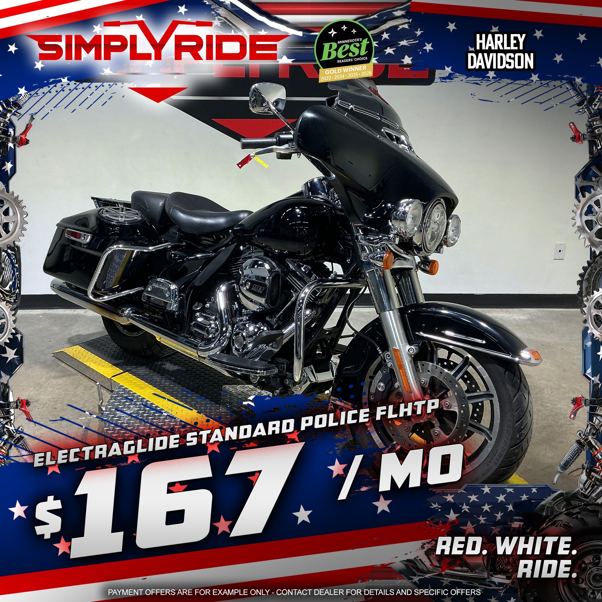 2015 Harley-Davidson Electraglide Standard Police FLHTP FLHTP in Eden Prairie, MN