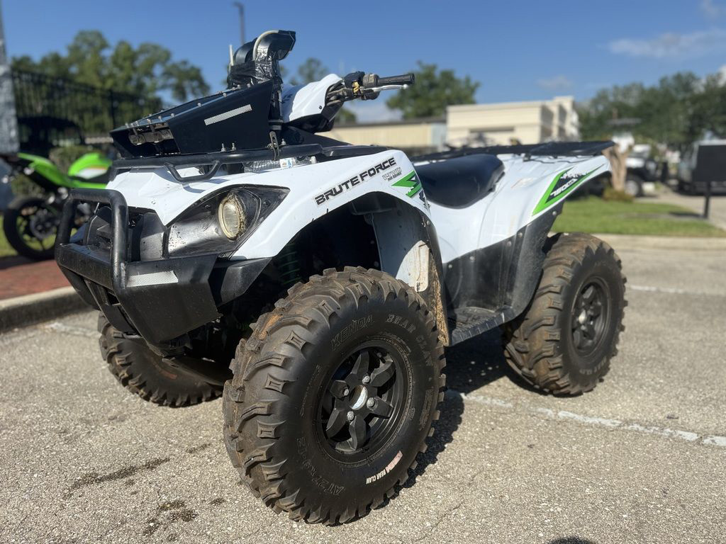 2018 Kawasaki Brute Force 750 4X4i EPS Metallic Stardust White UTV/Utility ATV