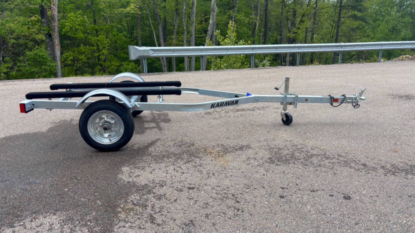 A photo of this 2026 Karavan Trailers Single Watercraft Low Profile Steel- WCE-1250-46-L