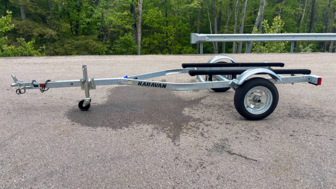 A photo of this 2026 Karavan Trailers Single Watercraft Low Profile Steel- WCE-1250-46-L