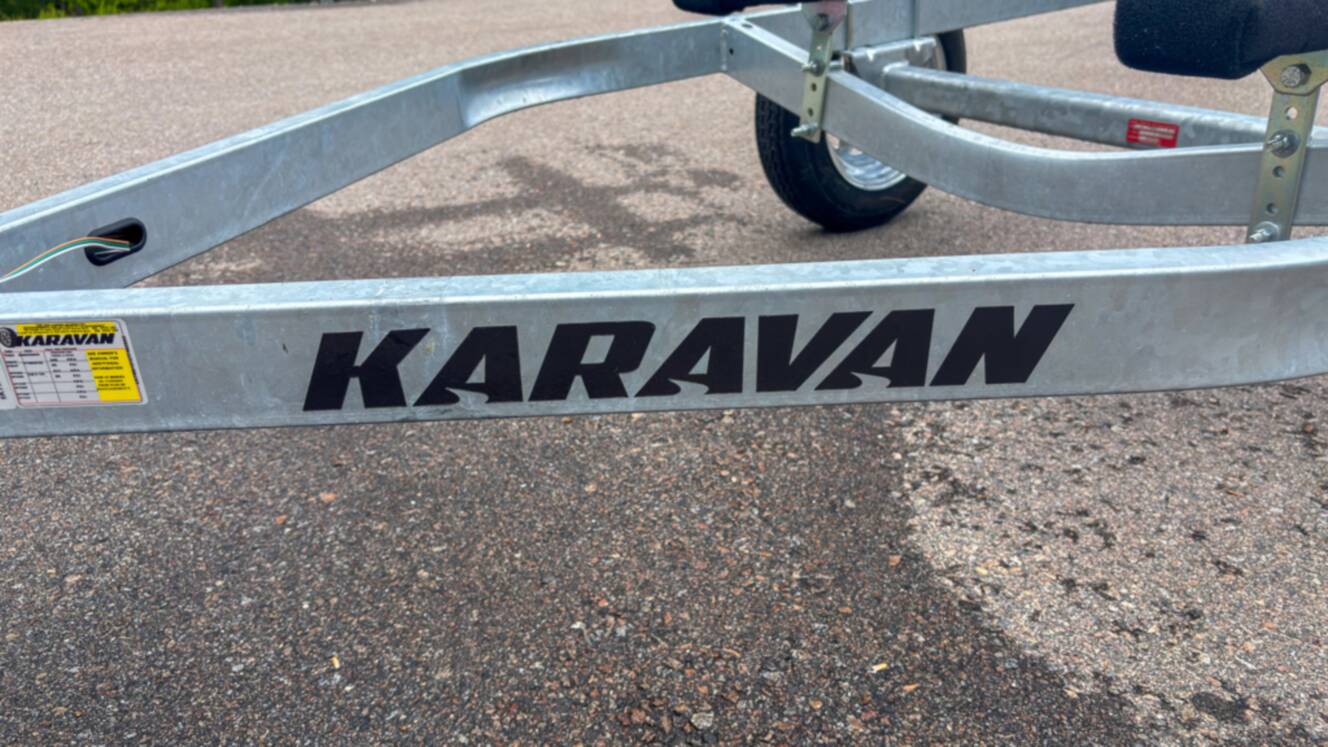 A photo of this 2026 Karavan Trailers Single Watercraft Low Profile Steel- WCE-1250-46-L