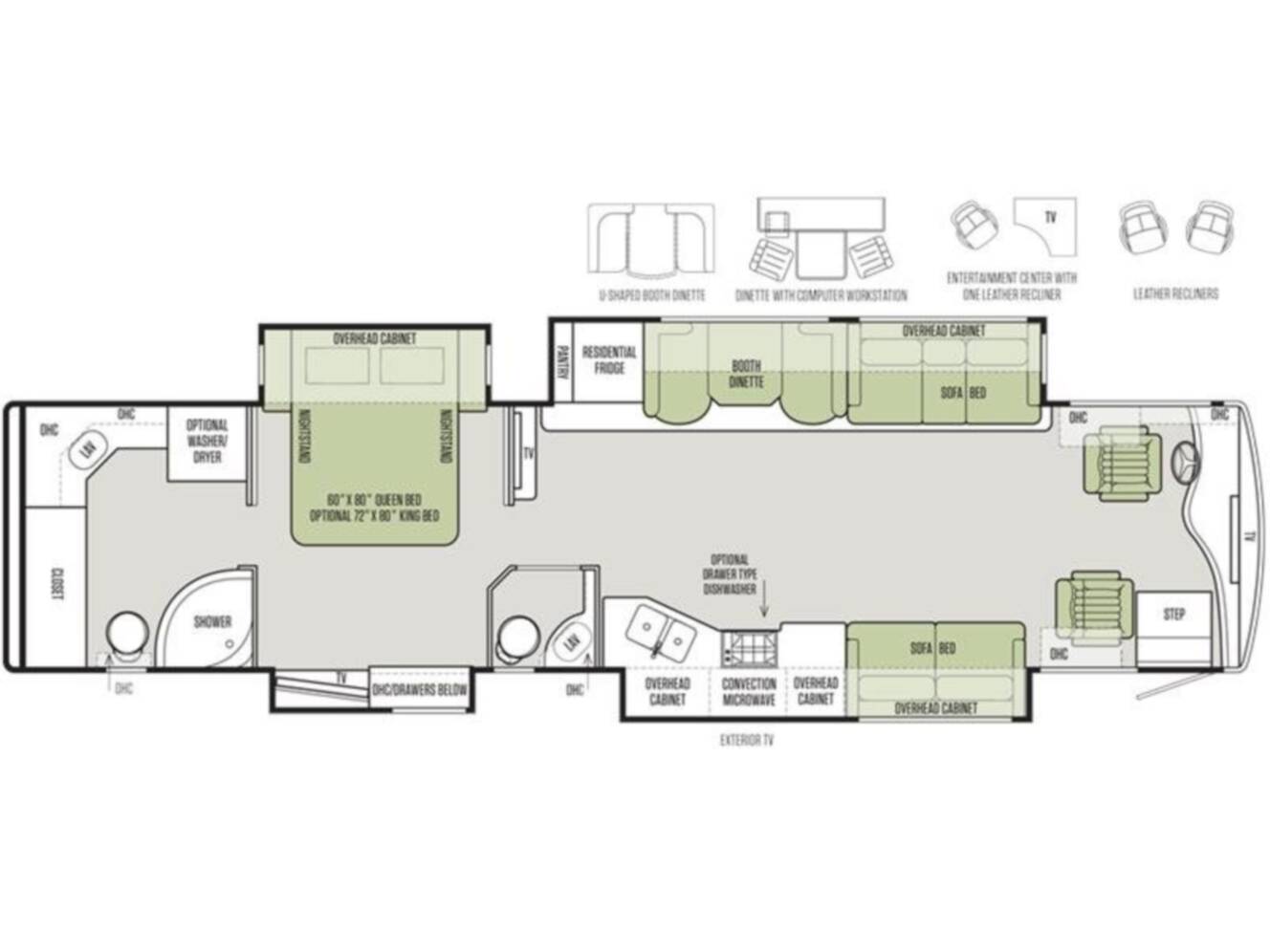 A photo of this 2017 Tiffin Motorhomes Phaeton 40 QBH