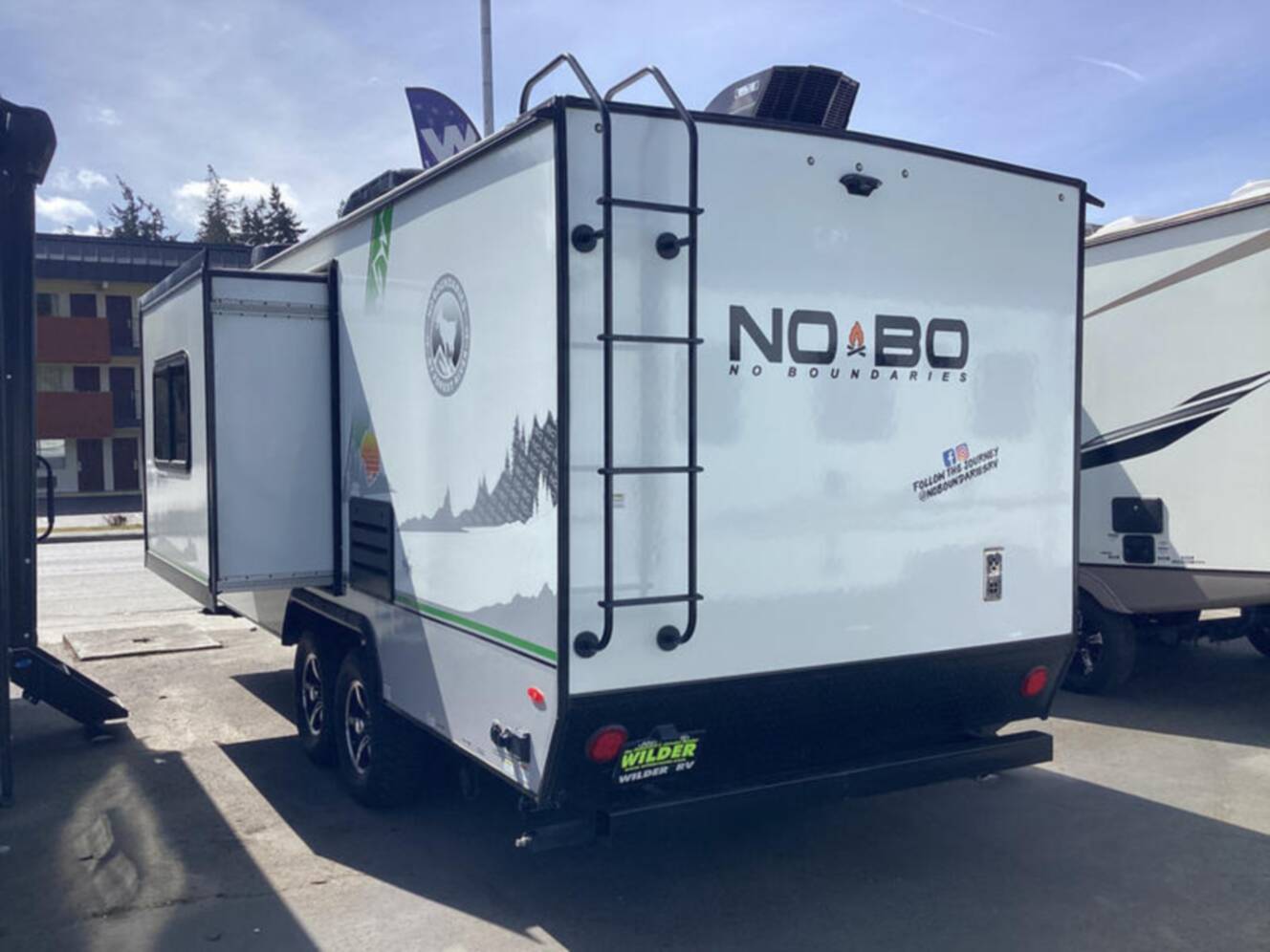 A photo of this 2022 Forest River No Boundaries 19 Series NB19.6