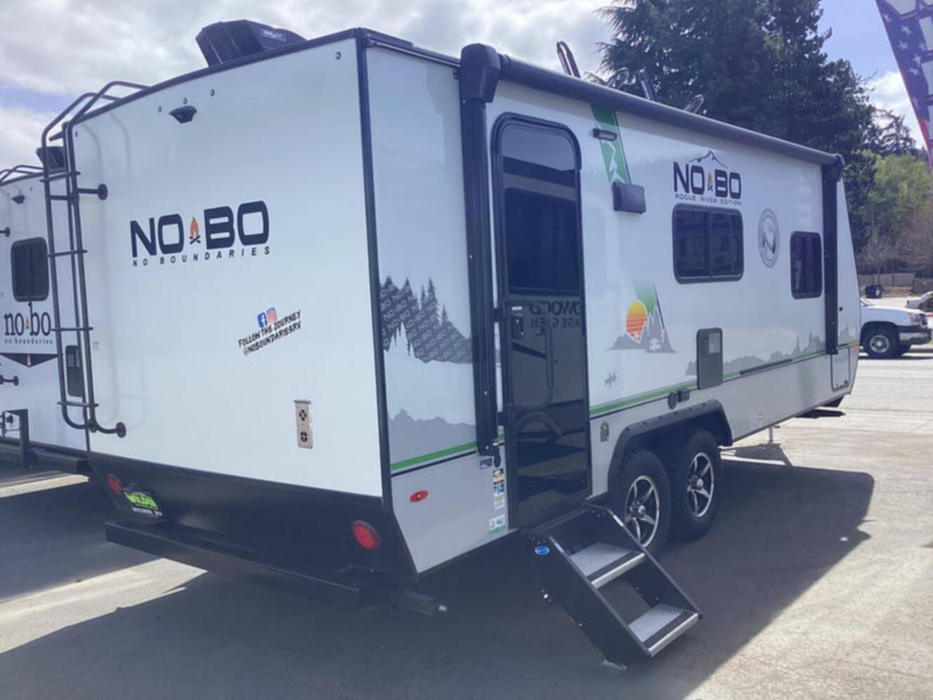 A photo of this 2022 Forest River No Boundaries 19 Series NB19.6