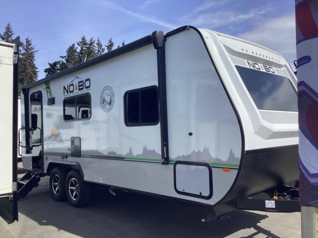 A photo of this 2022 Forest River No Boundaries 19 Series NB19.6