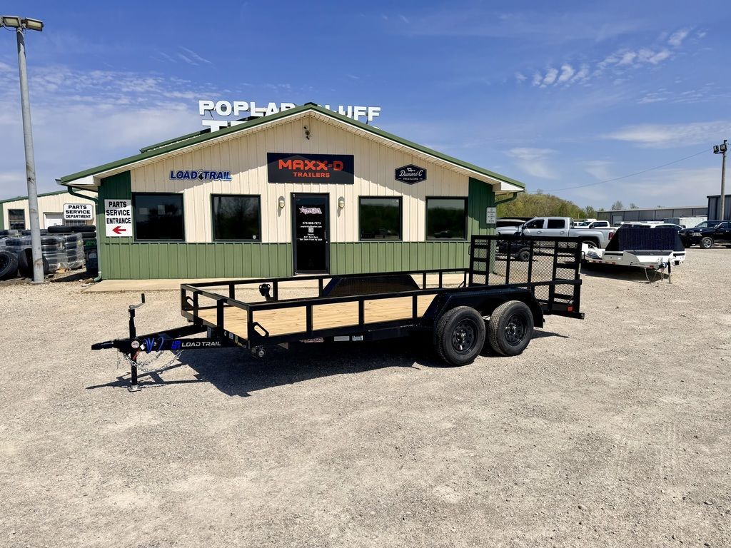 2026 LOAD TRAIL UE8316 83" x 16' Tandem Utility w/ 2' Dovetail and 3' S in Poplar Bluff, MO