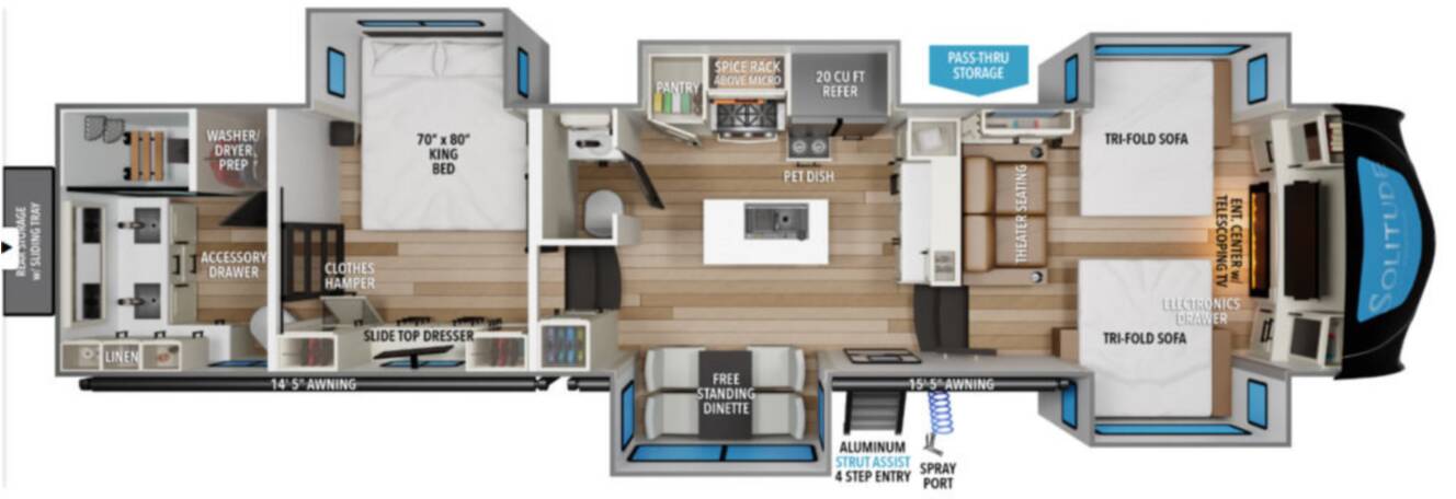 A photo of this 2026 Grand Design Solitude 380FL