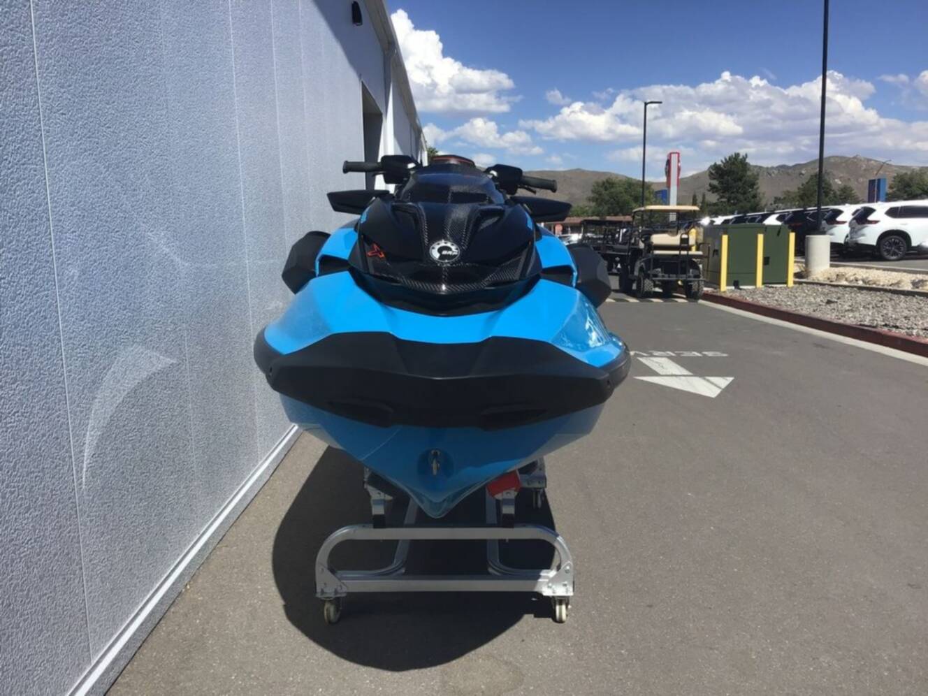 A photo of this 2026 Sea-Doo RXP-X 325 Tech, BRP Premium A, iBR Gulfstream Blue P