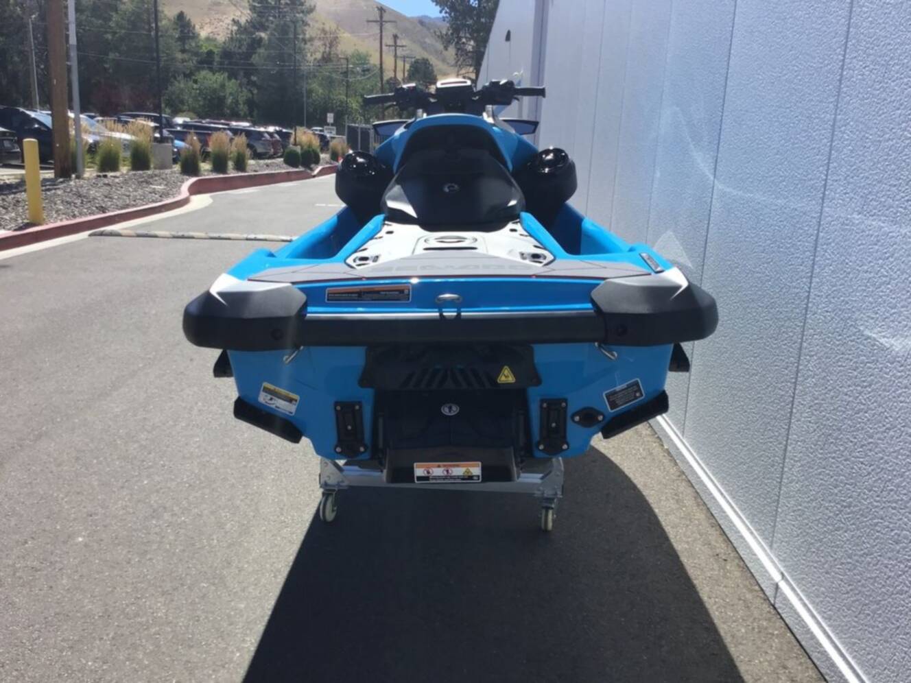 A photo of this 2026 Sea-Doo RXP-X 325 Tech, BRP Premium A, iBR Gulfstream Blue P