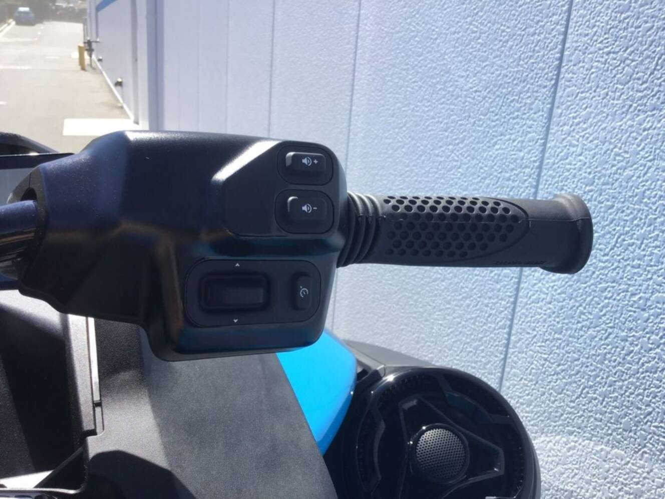 A photo of this 2026 Sea-Doo RXP-X 325 Tech, BRP Premium A, iBR Gulfstream Blue P