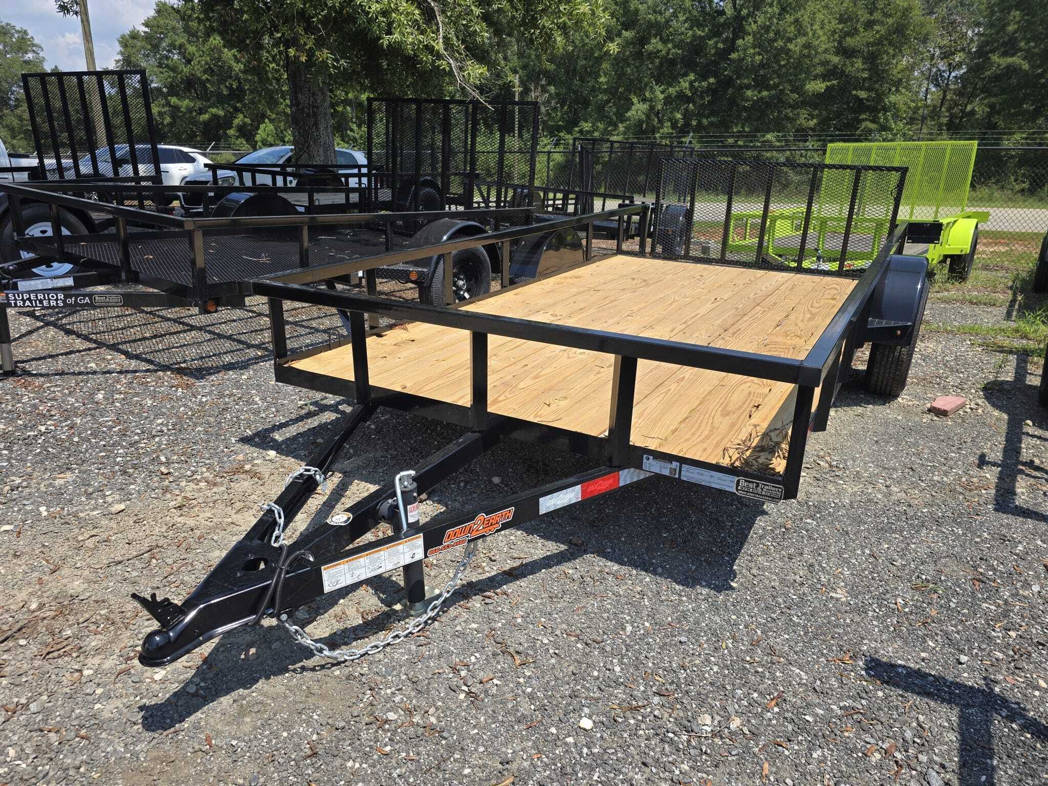 2026 down2earthtrailers 8214 Utility Trailer With Dove Tail in Byron, GA