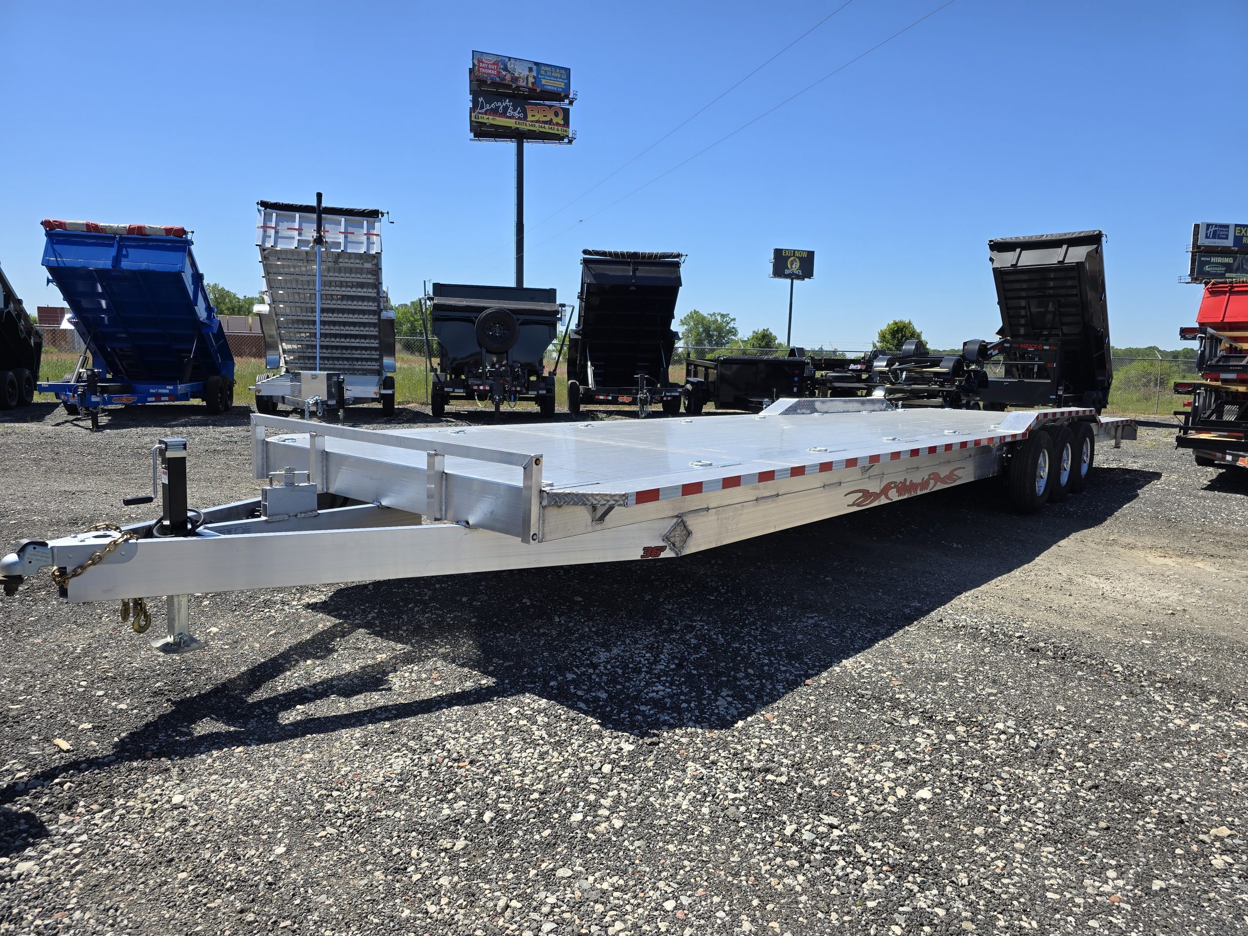 2027 wolverinetrailers 8.5x36' 21K Aluminum Car Hauler Drive Over Fenders in Byron, GA